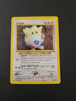 LP/NM Togepi Neo Destiny Uncommon Card 56/105 Pokemon TCG WOTC - Image 1