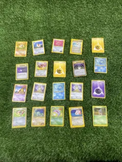 Lot Of 20 Pokemon TCG Base Set Cards /64 Trainer Energy More - Image 2