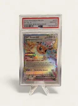 PSA 10 Pokemon Surprise Box Eevee ex STAMPED Promo 075/131 Prismatic Evolutions - Image 1