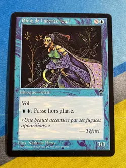 Magic the Gathering MTG Visions RAINBOW EFREET French - Image 1