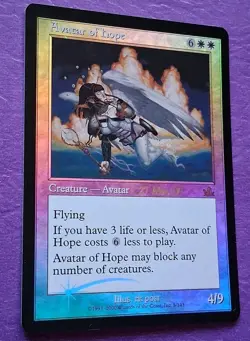MTG Avatar of Hope FOIL 27 May 2000 - Pre-Release Promo - PreModern Rare NM - Image 4