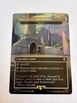 MTG FOIL Karakas (White Tower of Ecthelion) - The Lord of the Rings Commander - Image 1