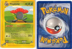 Vileplume 69/165 Rare Expedition Base Set Pokemon MP - Image 3