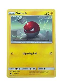 New: 2019 Pokemon TCG Voltorb 21 Hidden Fates Regular Common - Image 1