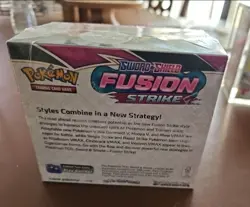 Pokemon TCG Fusion Strike Booster Box SEALED 36 Packs + Acrylic Case Mew Gengar - Image 5