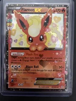 Pokemon TCG Flareon EX XY Generations Radiant Collection RC6/RC32 Holo Rare 2016 - Image 2