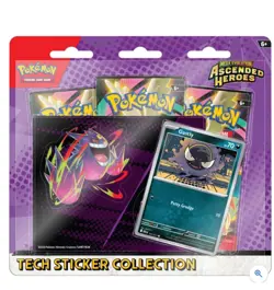 Pokemon TCG Mega Evolution Ascended Heroes Tech Sticker Collection Ghastly - Image 1
