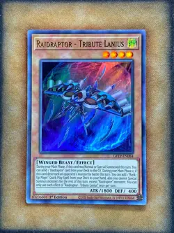 Yugioh Raidraptor - Tribute Lanius GFTP-EN084 Ultra Rare 1st Ed NM - Image 1