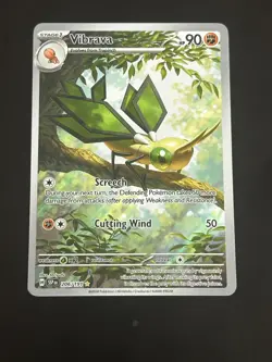 Vibrava 206/191 Illustration Rare Holo S&V Surging Sparks Pokemon Card - Image 1