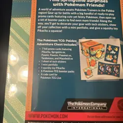 Pokemon TCG Paldea Adventure Chest - Factory Sealed 6 TCG Packs + Promos - Image 4