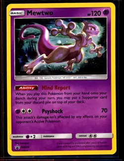 2019 Pokemon Sun & Moon Mewtwo SM214 Black Star NM TCG Pokemon 0104#96 - Image 1