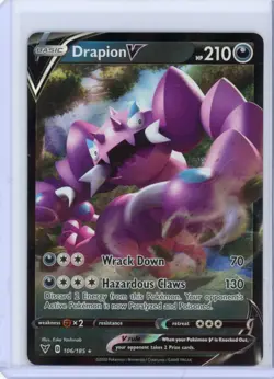 Drapion V 106/185 Full Art Holo Ultra Rare - 2020 SWSH: Vivid Voltage | Pokemon - Image 1