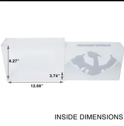 Acrylic Display Case for Pokemon Charizard Ultra Premium Collection UPC Box - Image 2