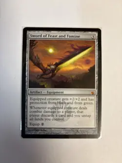 Sword of Feast and Famine Mirrodin Besieged Regular - Image 1
