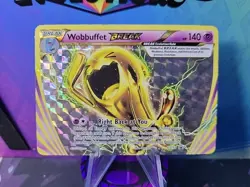 Wobbuffet BREAK XY155 Black Star Promo Holo Pokemon Card Lightly Played - Image 1
