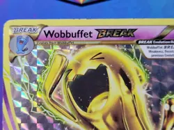Wobbuffet BREAK XY155 Black Star Promo Holo Pokemon Card Lightly Played - Image 2