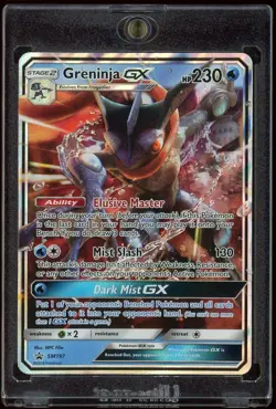 2019 Pokemon TCG Sun & Moon Black Star Promo Greninja GX Holo Rare Card #SM197 - Image 1