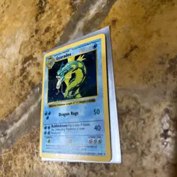 Pokemon TCG SHADOWLESS Gyarados Holo Rare Card Base Set 6/102 RAW - Image 3