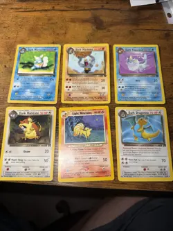 Pokemon TCG Team Rocket 6 Card Lot Vintage - Image 1