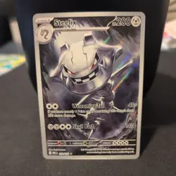 Pokemon TCG Steelix 150/132 Illustration Rare, Mega Evolution, NM/M Condition - Image 1