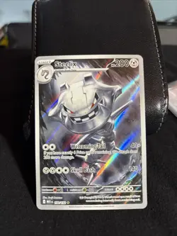 Pokemon TCG Steelix 150/132 Illustration Rare, Mega Evolution, NM/M Condition - Image 1