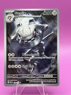 Pokemon TCG Steelix 150/132 Illustration Rare, Mega Evolution, NM/M Condition - Image 1