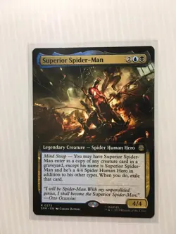MTG Superior Spider-Man 275 Regular Extended Art Marvel’s Spider-Man Magic SPM - Image 1