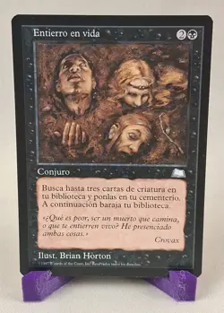 MTG Buried Alive Weatherlight SPANISH NM PreModern OldSchool Pauper - Image 1
