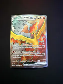 Team Rocket's Moltres ex - 208/182 - Double Rare - Pokemon Destined Rivals - NM - Image 1