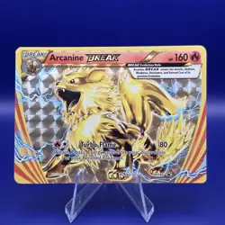 Arcanine BREAK XY180 XY Full Art Black Star Promo Holo Pokemon LP - Image 1
