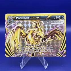 Mandibuzz BREAK XY182 Holo Black Star Promo Pokemon LP - Image 1