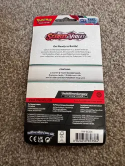 POKEMON - SCARLET & VIOLET BASE - Machamp 1 Pack Checklane Blister BRAND NEW - Image 2