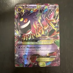 Pokemon TCG M Gengar EX Phantom Forces Card 35/119 Semi Played Card - Image 1
