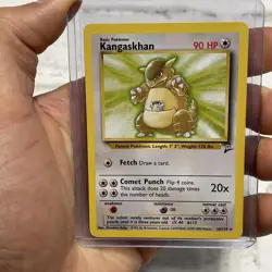 Pokemon KANGASKHAN Card 26/130 Rare Base Set 2 English Regular Unlimited NM/MT - Image 1