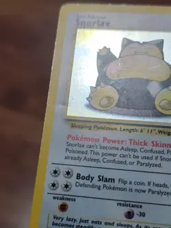 Pokemon Snorlax 11/64 Holo Rare Jungle Set 1999 WOTC MP* - Image 3