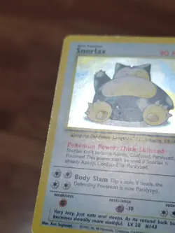Pokemon Snorlax 11/64 Holo Rare Jungle Set 1999 WOTC MP* - Image 4