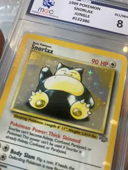 Pokemon Card - Snorlax Rare Holo 11/64 Jungle set (WOTC) 1999 - MGC 8 M/NM - Image 3