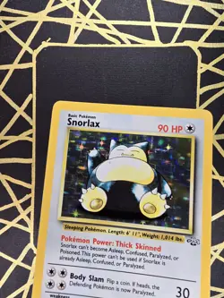 🔥 Snorlax 11/64 🔥 Original Holo Rare Jungle Set Pokemon Card WOTC TCG 1999 - Image 4