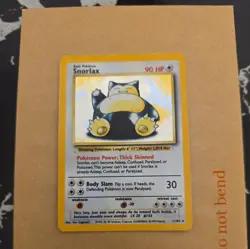 Snorlax Pokemon Card Holo WOTC 11/64 Jungle Set Rare Vintage 1999 Original MP - Image 1