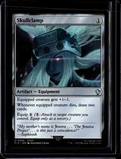 Skullclamp - 355 - FIC - NM - MTG Magic the Gathering - Image 1