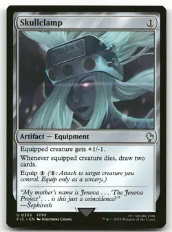 Skullclamp #355 (NM) Final Fantasy FIC Magic MTG - Image 1