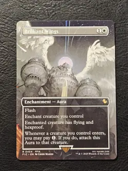 Brilliant Wings (Borderless) Commander: Final Fantasy Regular - Image 1