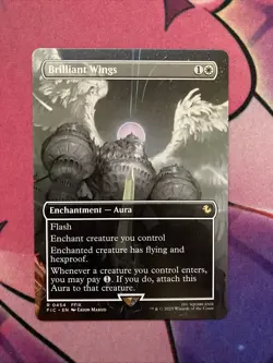 Brilliant Wings 454 Borderless Final Fantasy Regular Rare MTG FIC EN NM - Image 1