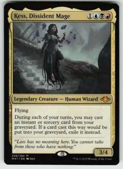 MTG Kess, Dissident Mage Normal Modern Horizons #206 NM Pack Fresh - Image 1