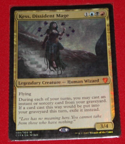 Magic the Gathering Kess, Dissident Mage Commander 2017 Used - Image 1