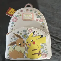 NEW WITH TAGS! Loungefly Pokemon Pikachu & Eevee Mini Backpack - Image 2