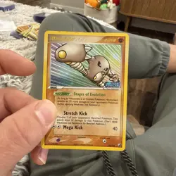 Pokemon TCG - Hitmonlee 25/115 - EX Unseen Forces - Reverse Holo Stamped DMG - Image 1