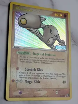 Pokemon TCG - Hitmonlee 25/115 - EX Unseen Forces - Reverse Holo Stamped - Image 2
