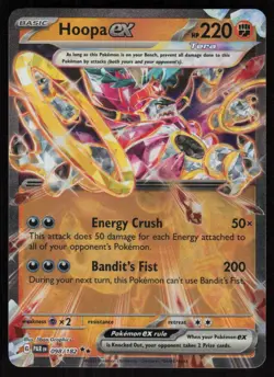 Hoopa ex 098/182: Paradox Rift Pokemon TCG Near Mint - Image 1