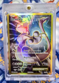 Pokemon Mewtwo EX TCG Full Art Holo Ultra Rare Card 103/108 Evolutions NM - Image 1